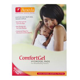 Ameda Comfort Gel Pads, Hydrogel, Extended Use - 2 pads